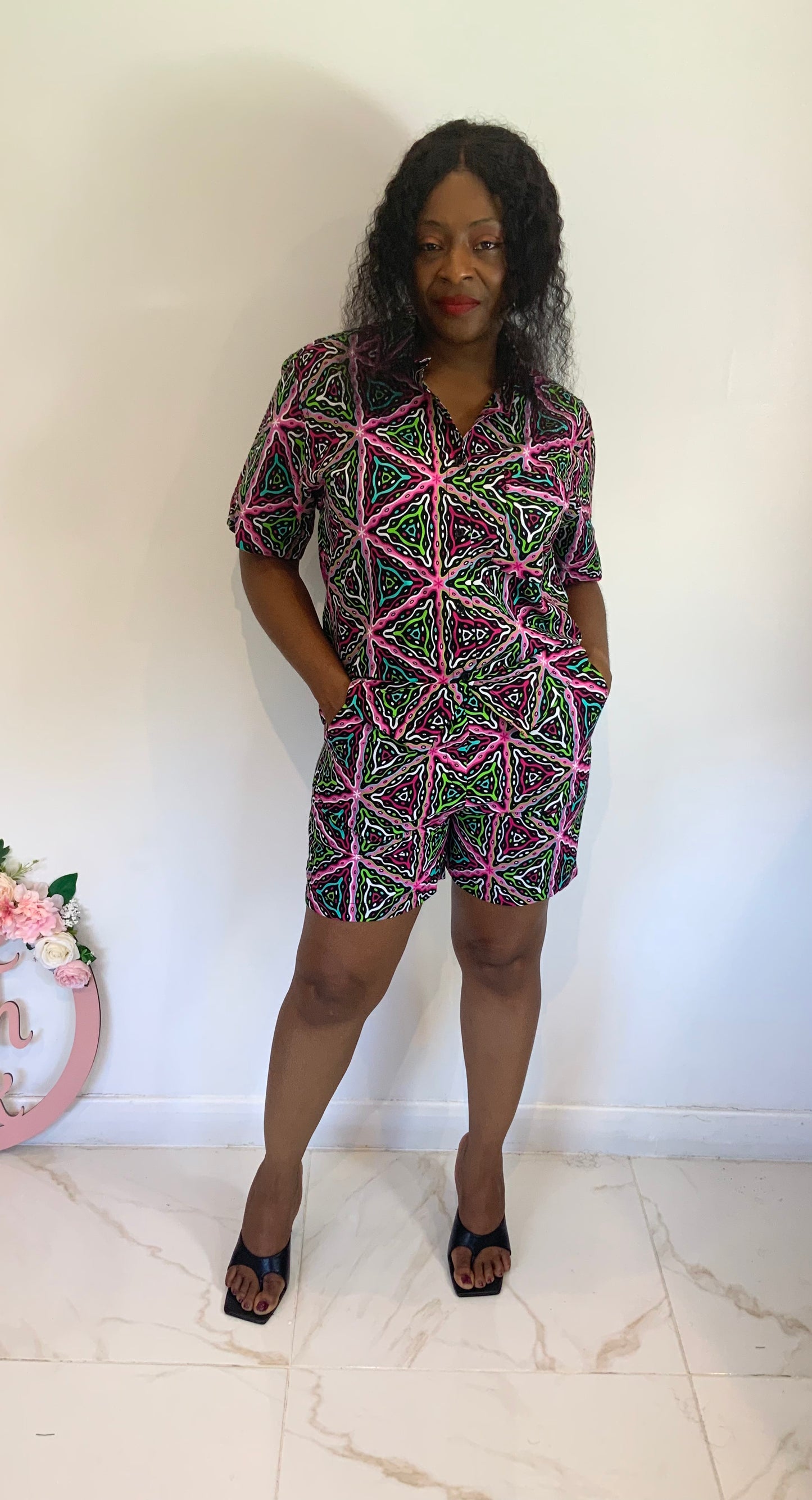 AFRICAN PRINT DAEZE SHIRT AND SHORT SET