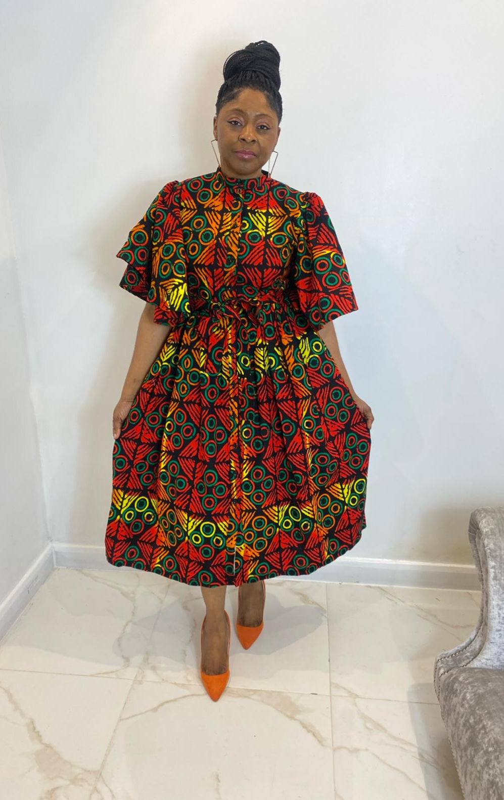 AFRICAN PRINT DEJI DRESS