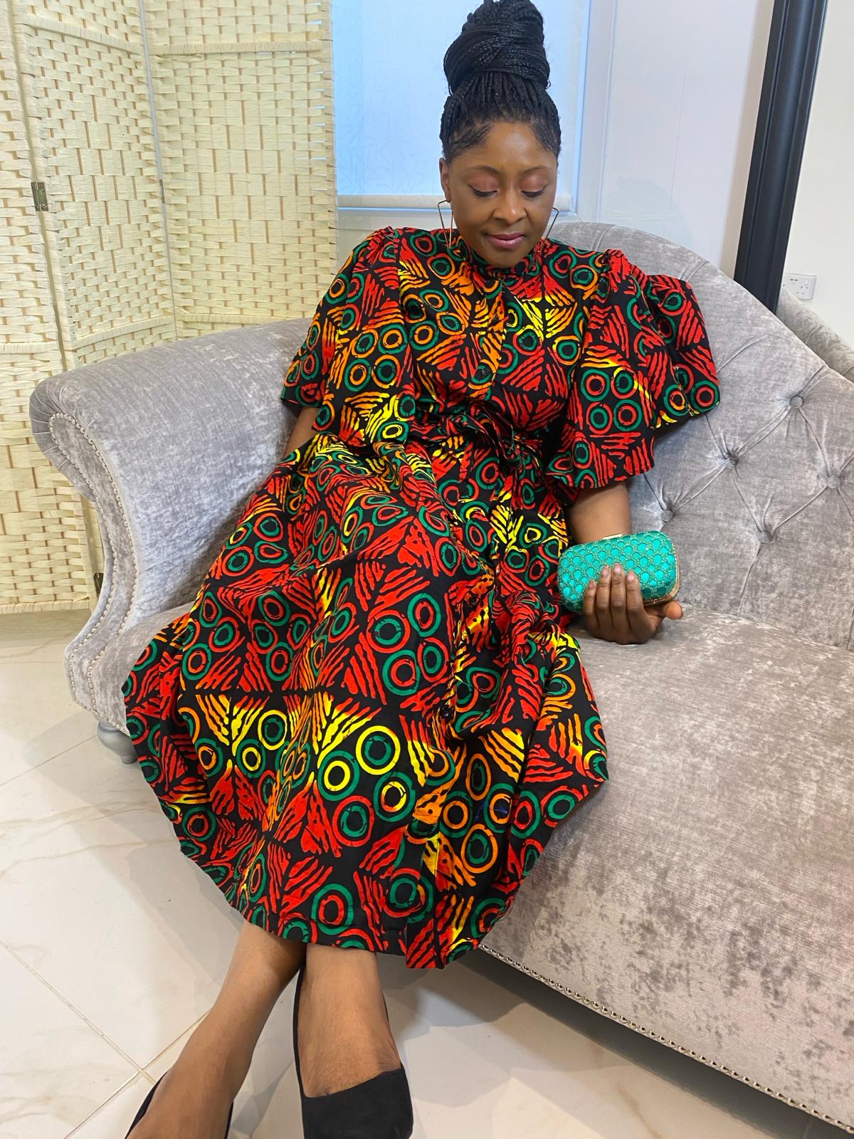 AFRICAN PRINT DEJI DRESS