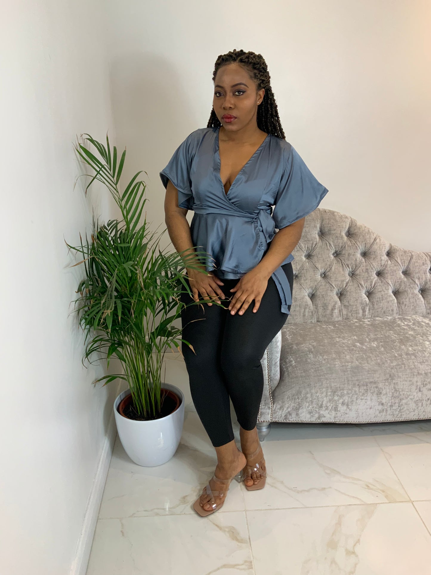 KESHIA WRAP TOP