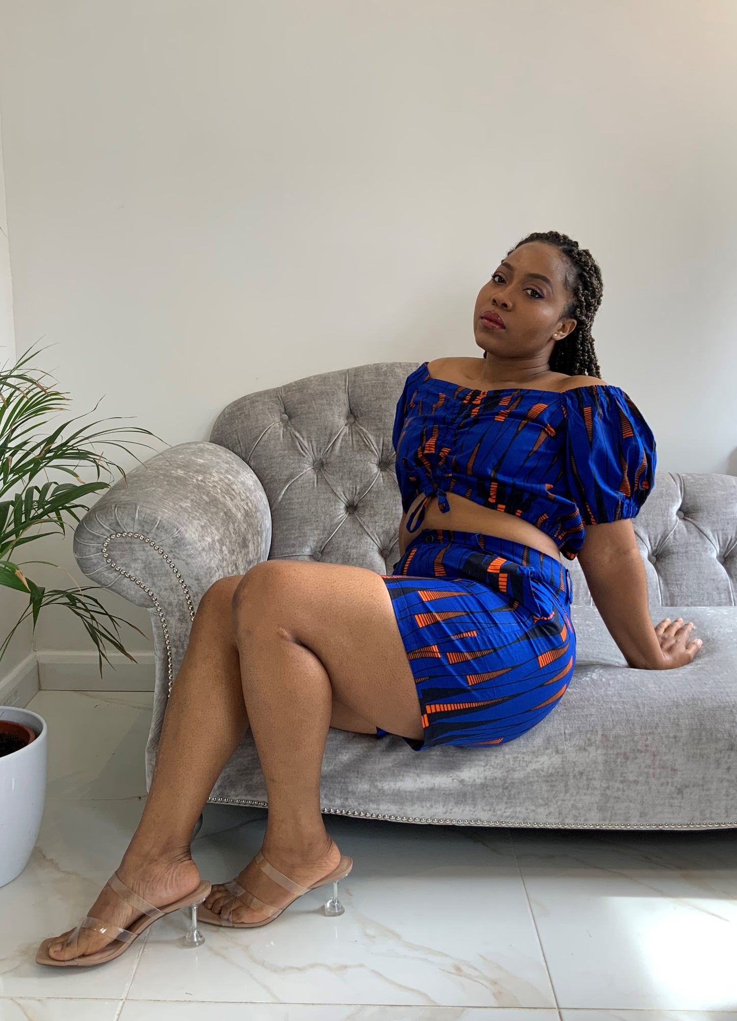 CHINNY CROP TOP AND SHORT SET