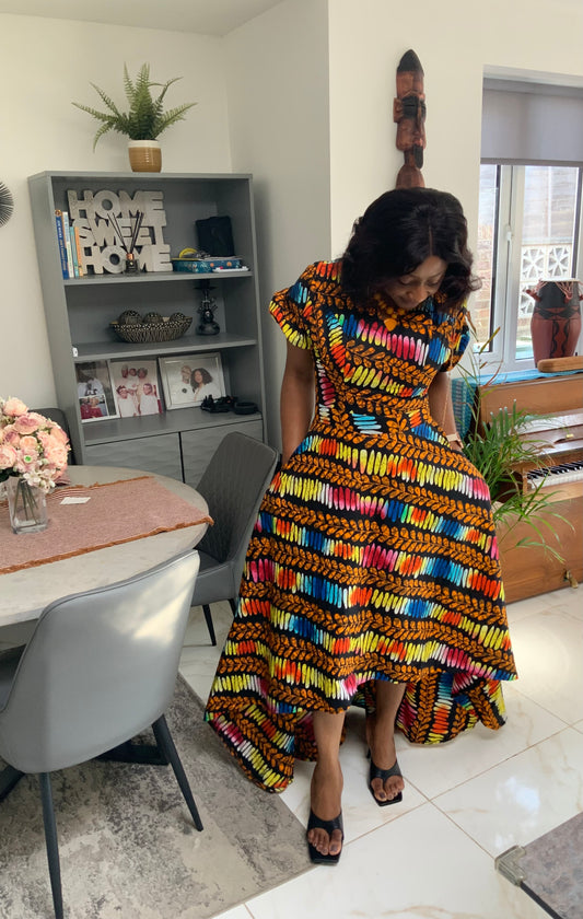 OZIOMA HI-LOW DRESS