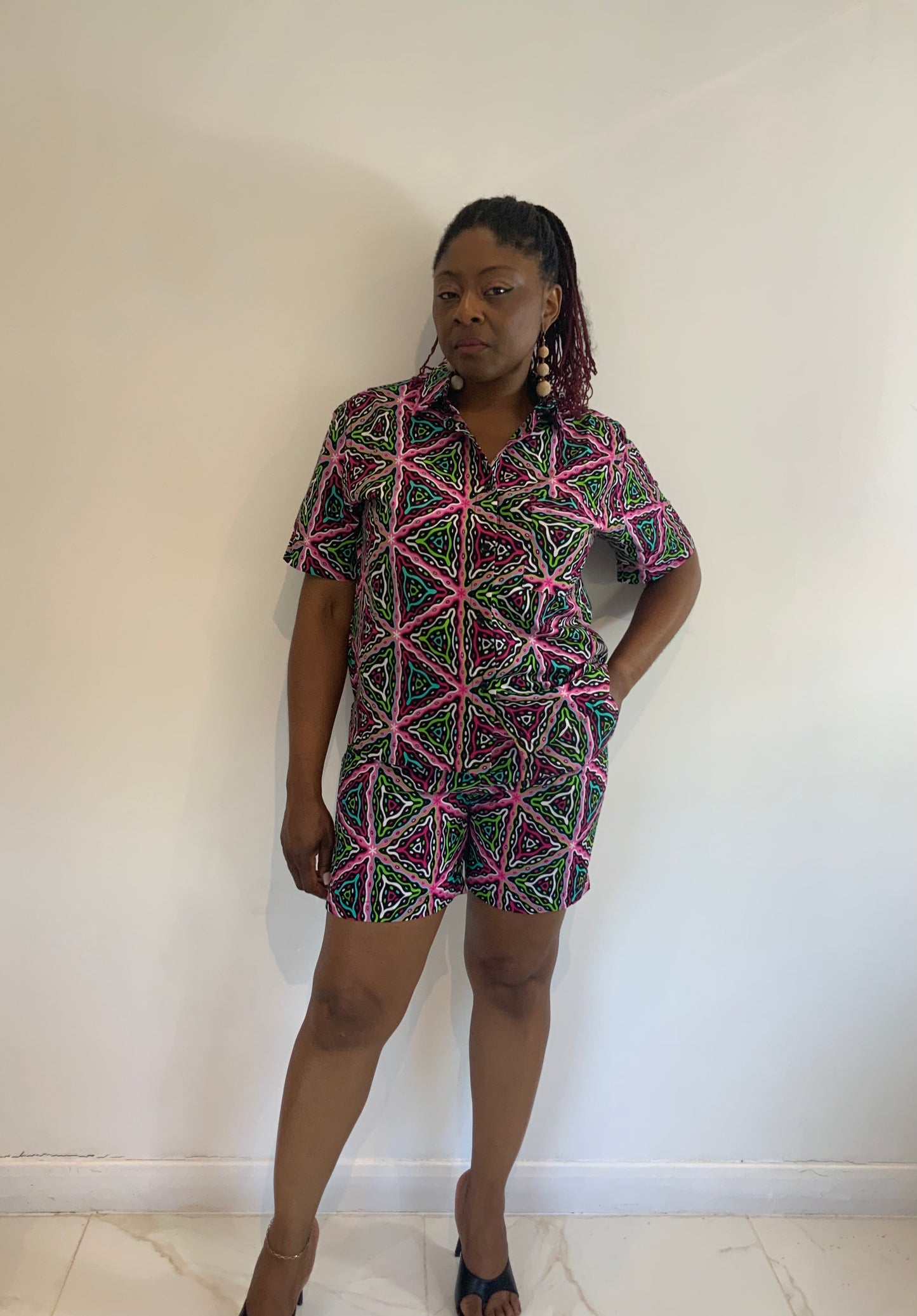 AFRICAN PRINT DAEZE SHIRT AND SHORT SET