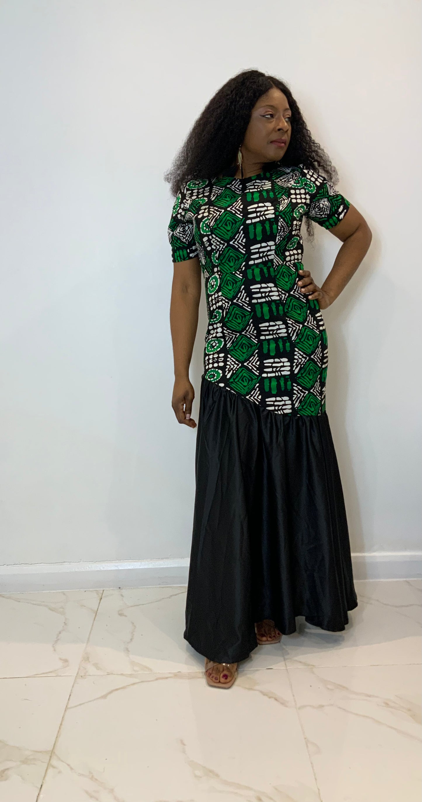AFRICAN PRINT ASA MAXI DRESS