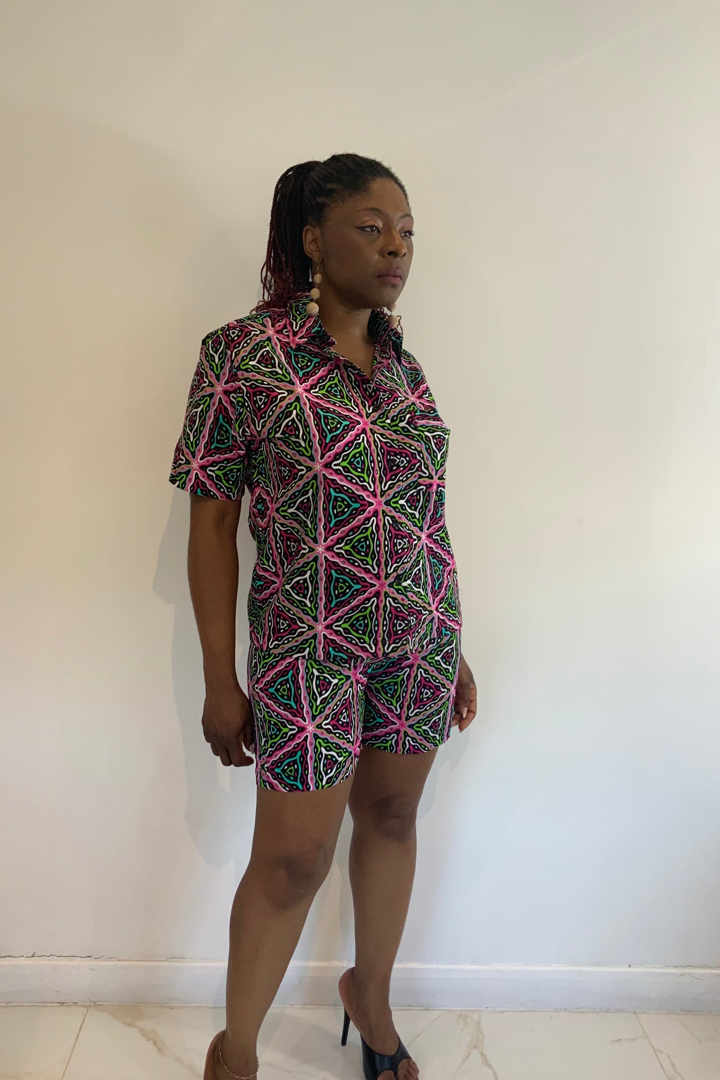 AFRICAN PRINT DAEZE SHIRT AND SHORT SET