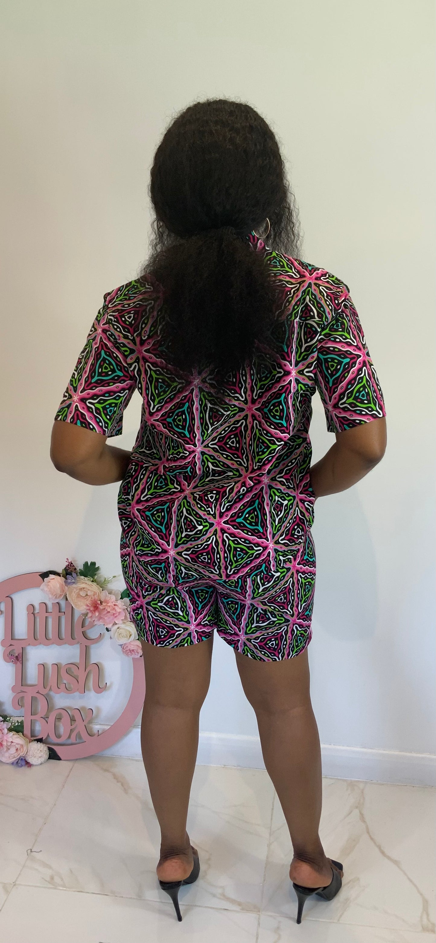 AFRICAN PRINT DAEZE SHIRT AND SHORT SET