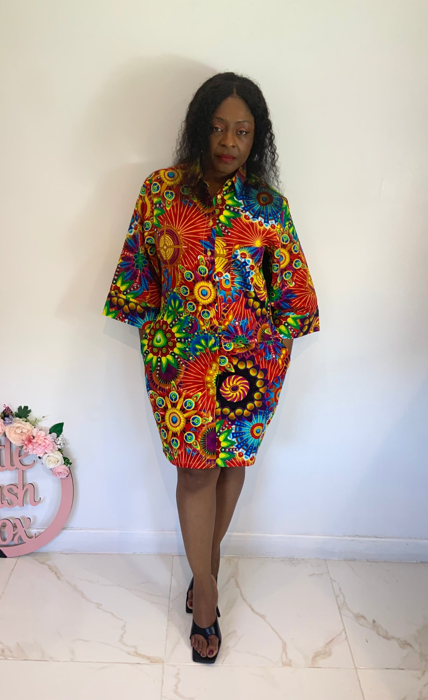 AJARE SHIRT DRESS