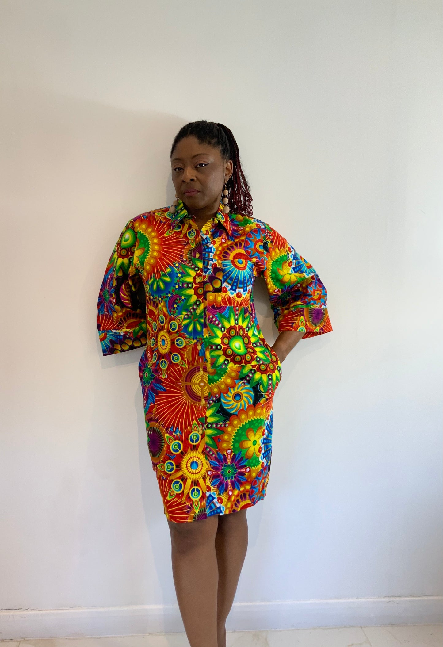 AJARE SHIRT DRESS