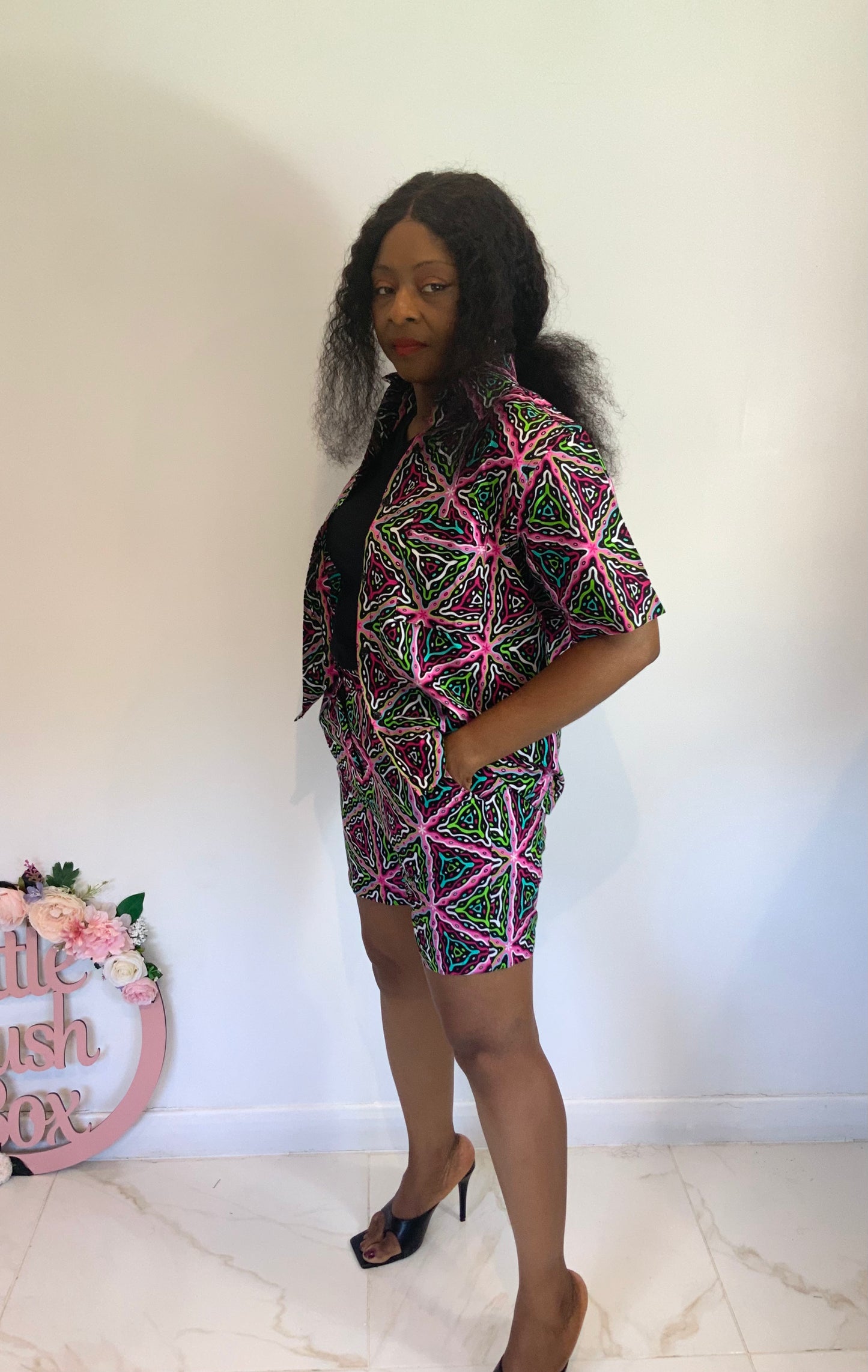 AFRICAN PRINT DAEZE SHIRT AND SHORT SET