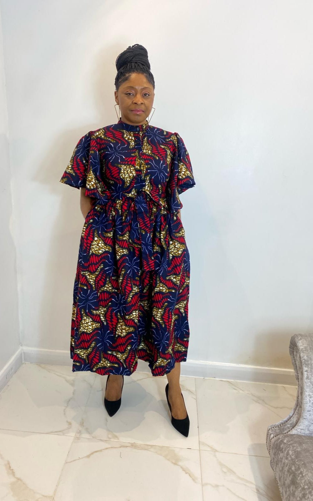 AFRICAN PRINT DELE DRESS