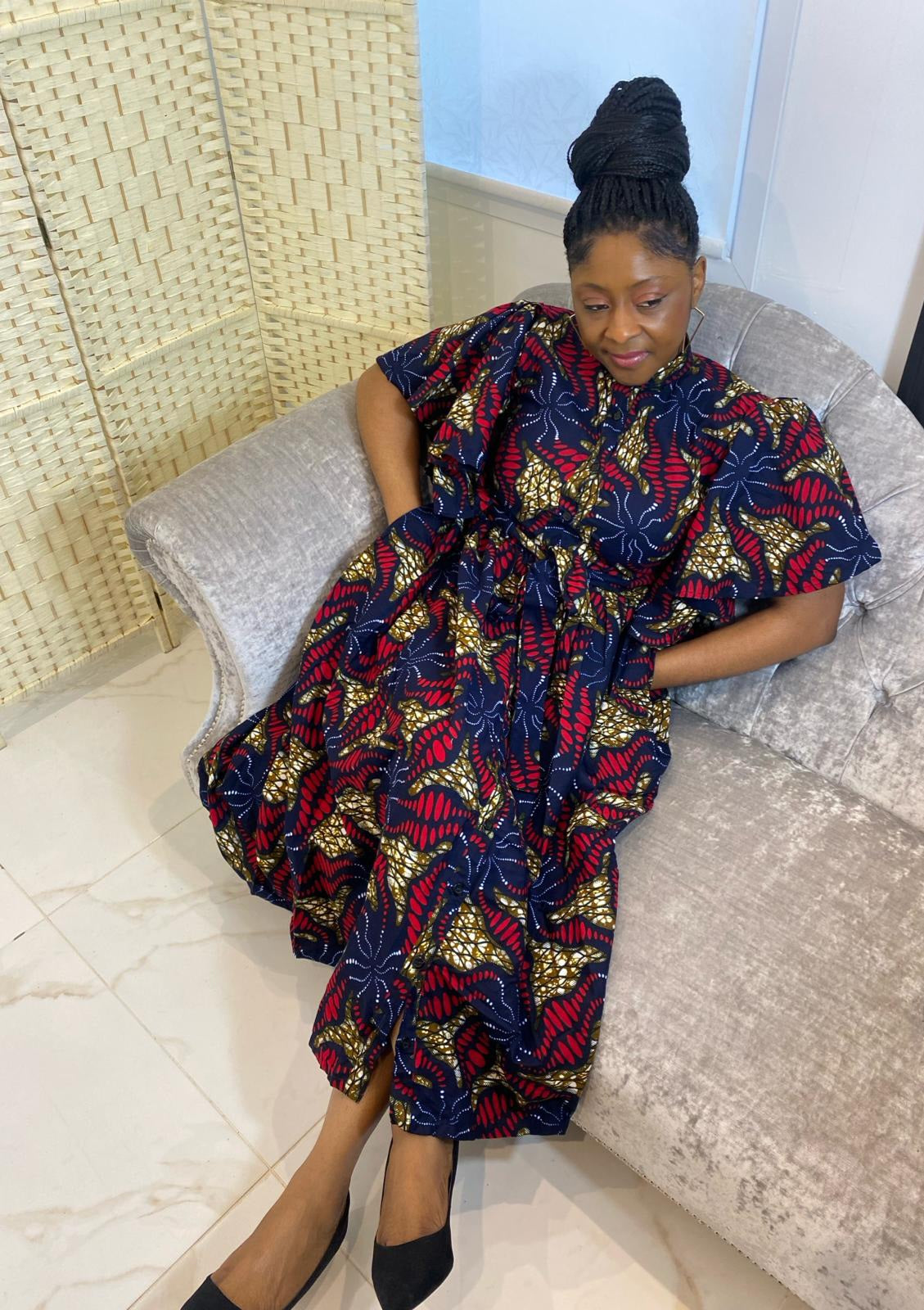 AFRICAN PRINT DELE DRESS