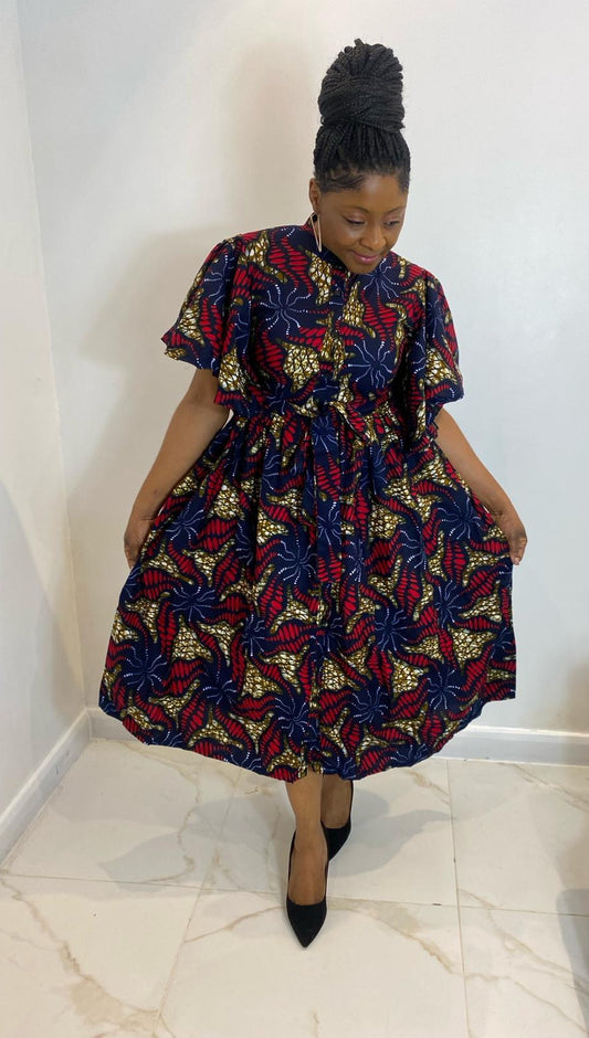 AFRICAN PRINT DELE DRESS