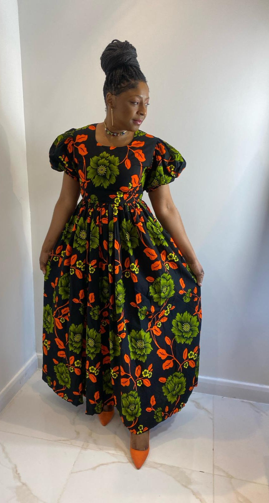 AFRICAN PRINT UZO MAXI DRESS