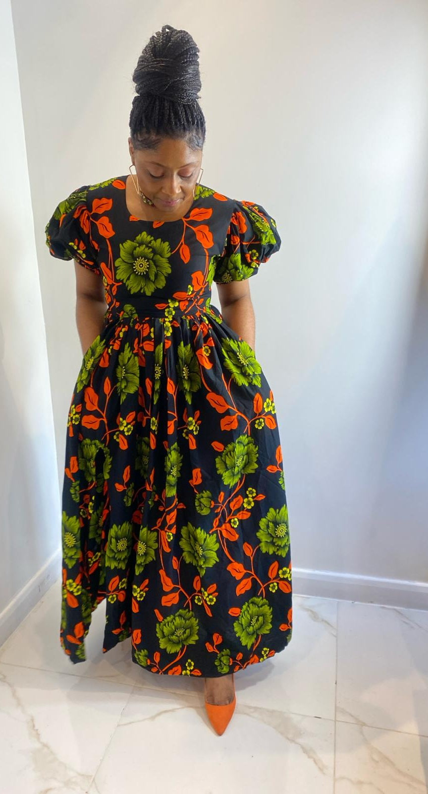 AFRICAN PRINT UZO MAXI DRESS
