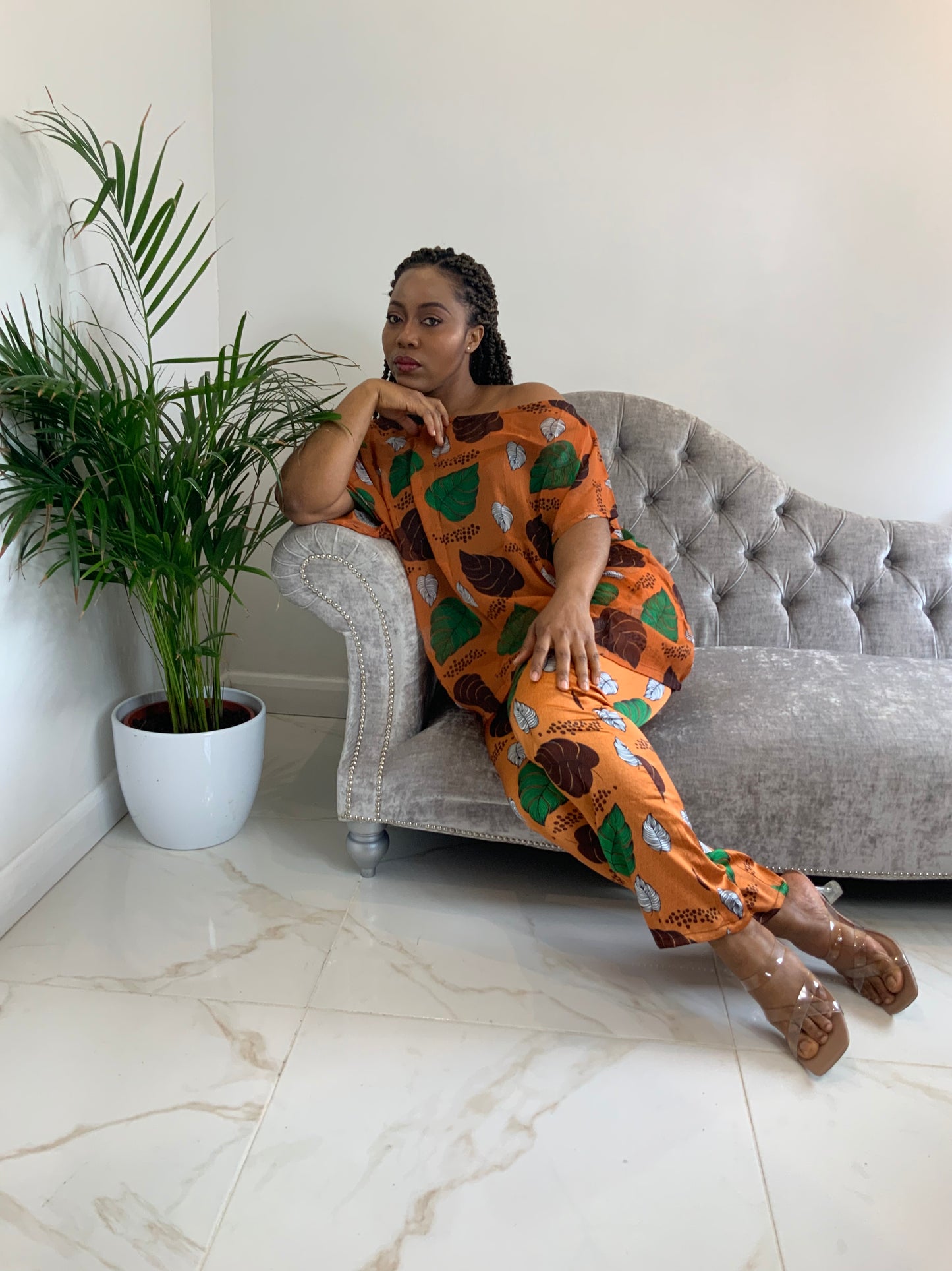 GERI TOP AND TROUSER SET