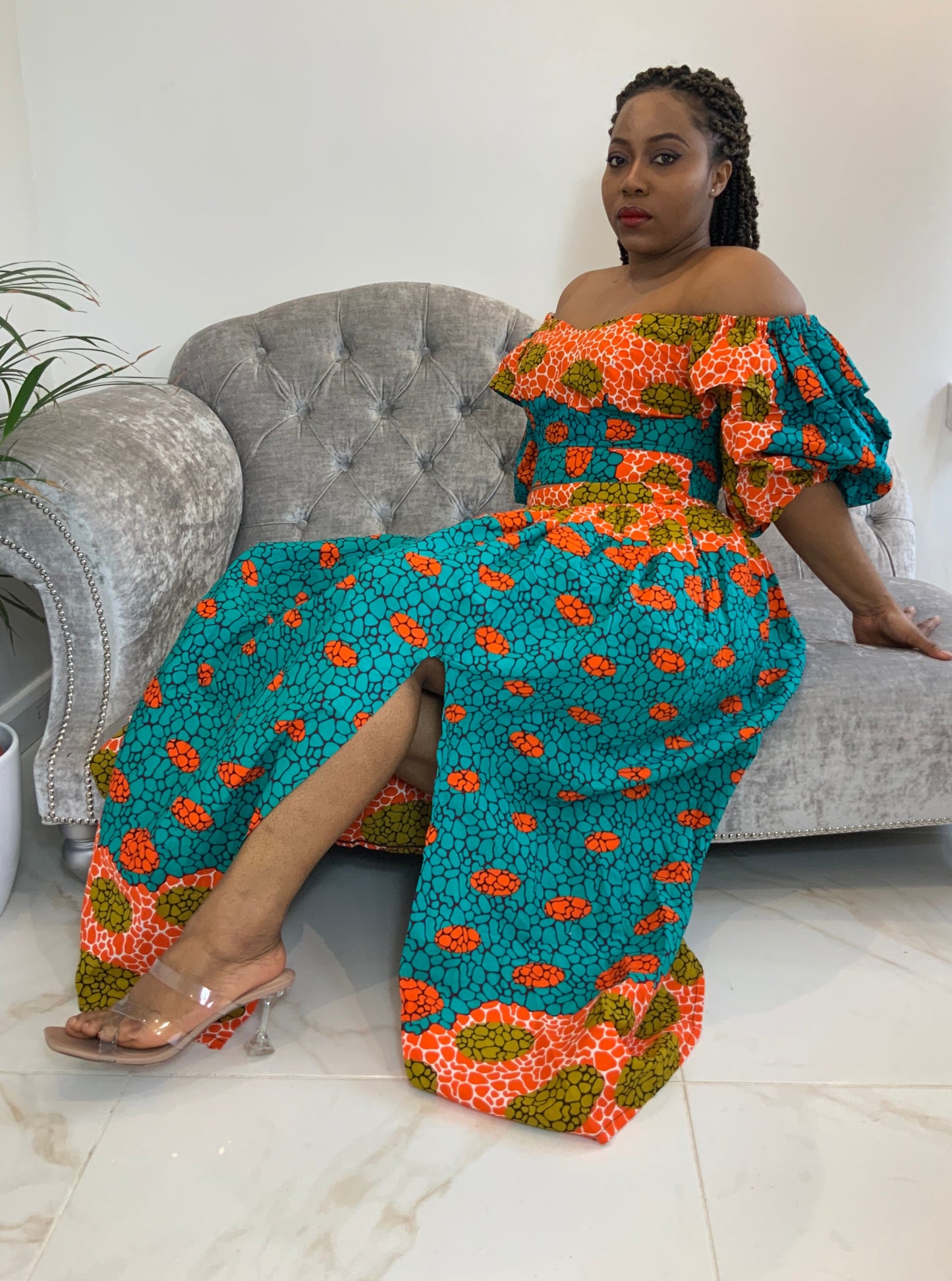 YINKA CROP TOP & MAXI SKIRT SET