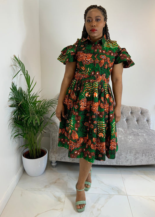 ANITA COLD SHOULDER DRESS