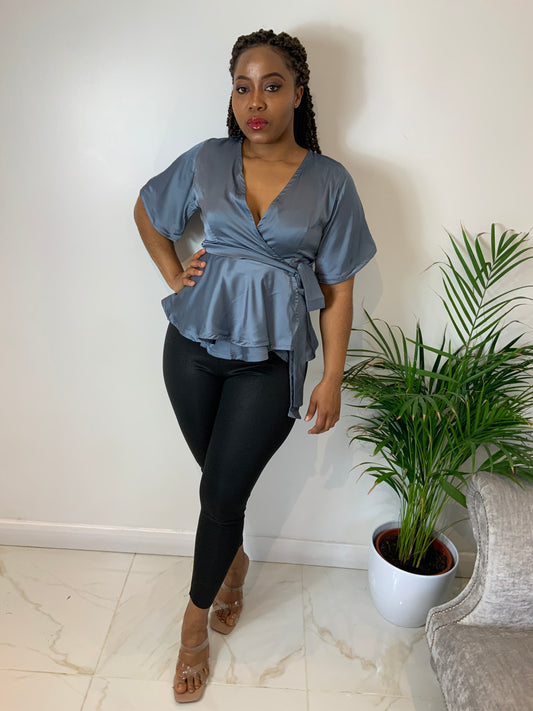 KESHIA WRAP TOP