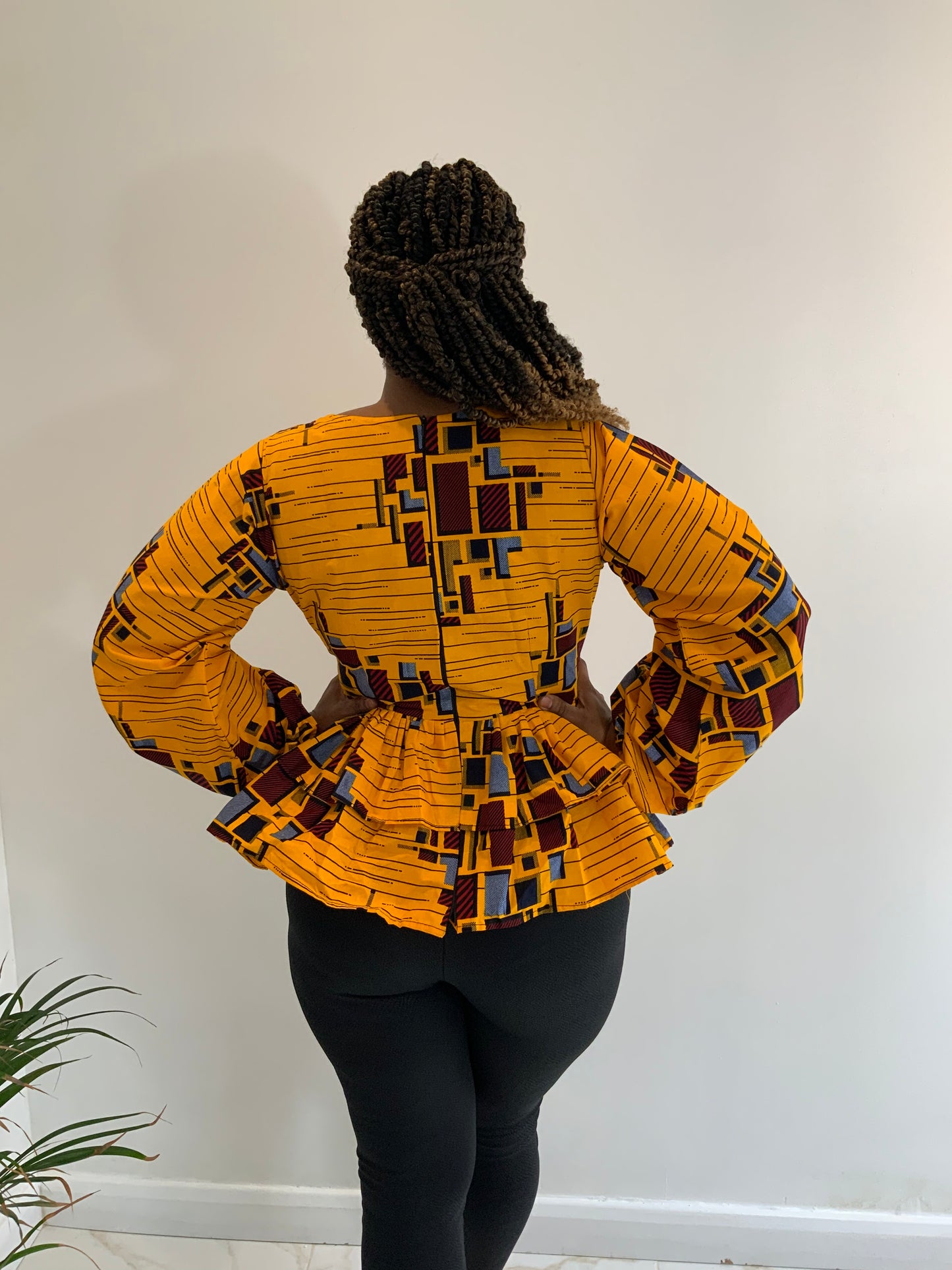 CHISOM PEPLUM TOP
