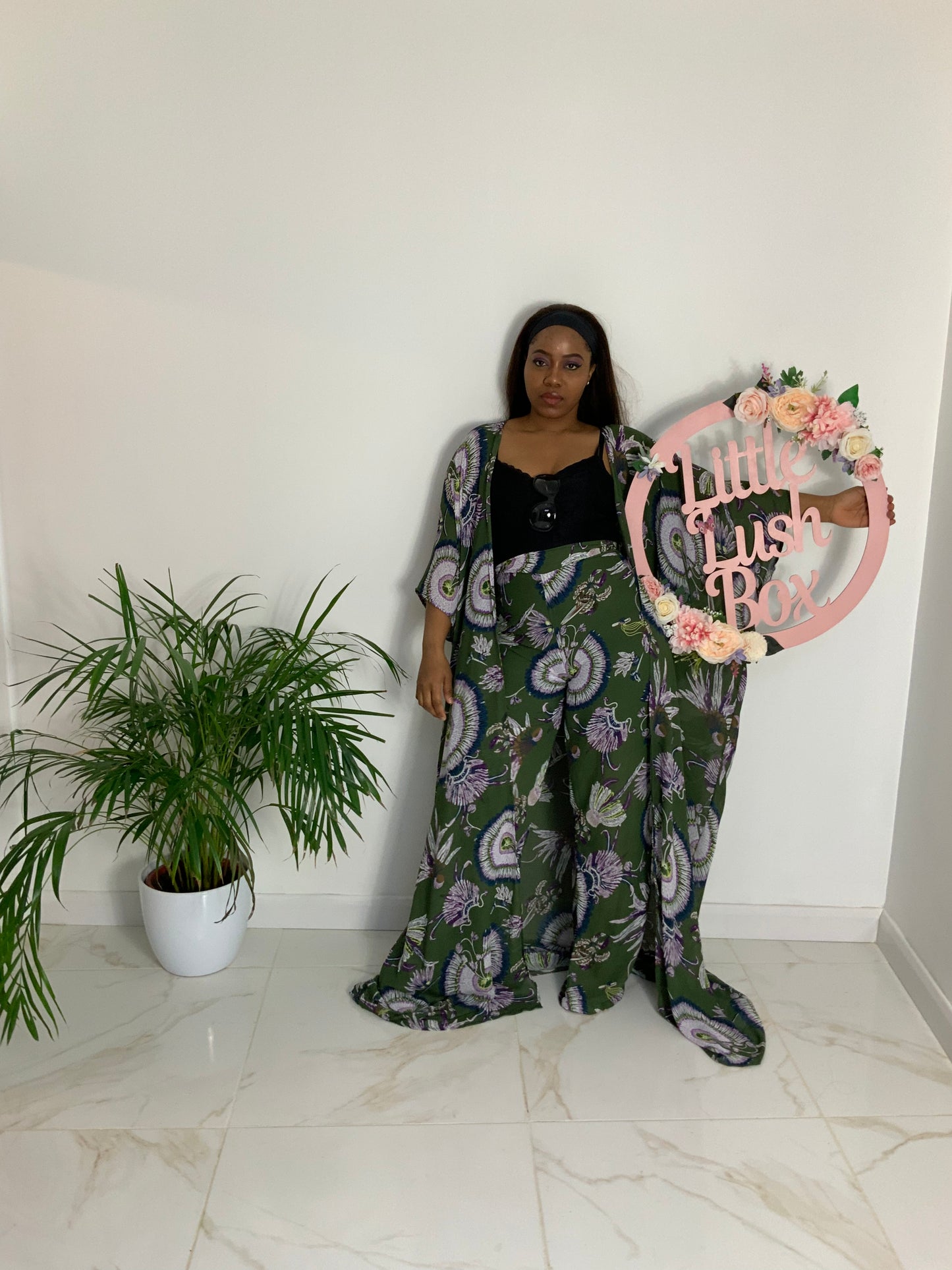 SERENA TROUSER AND KIMONO SET