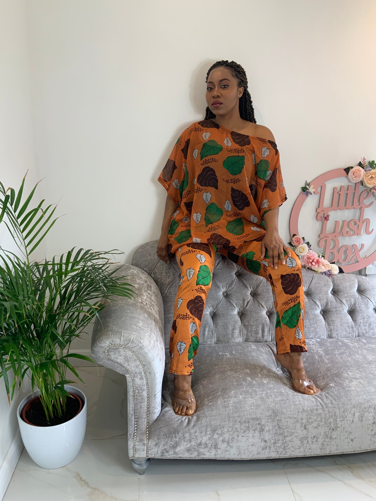 GERI TOP AND TROUSER SET