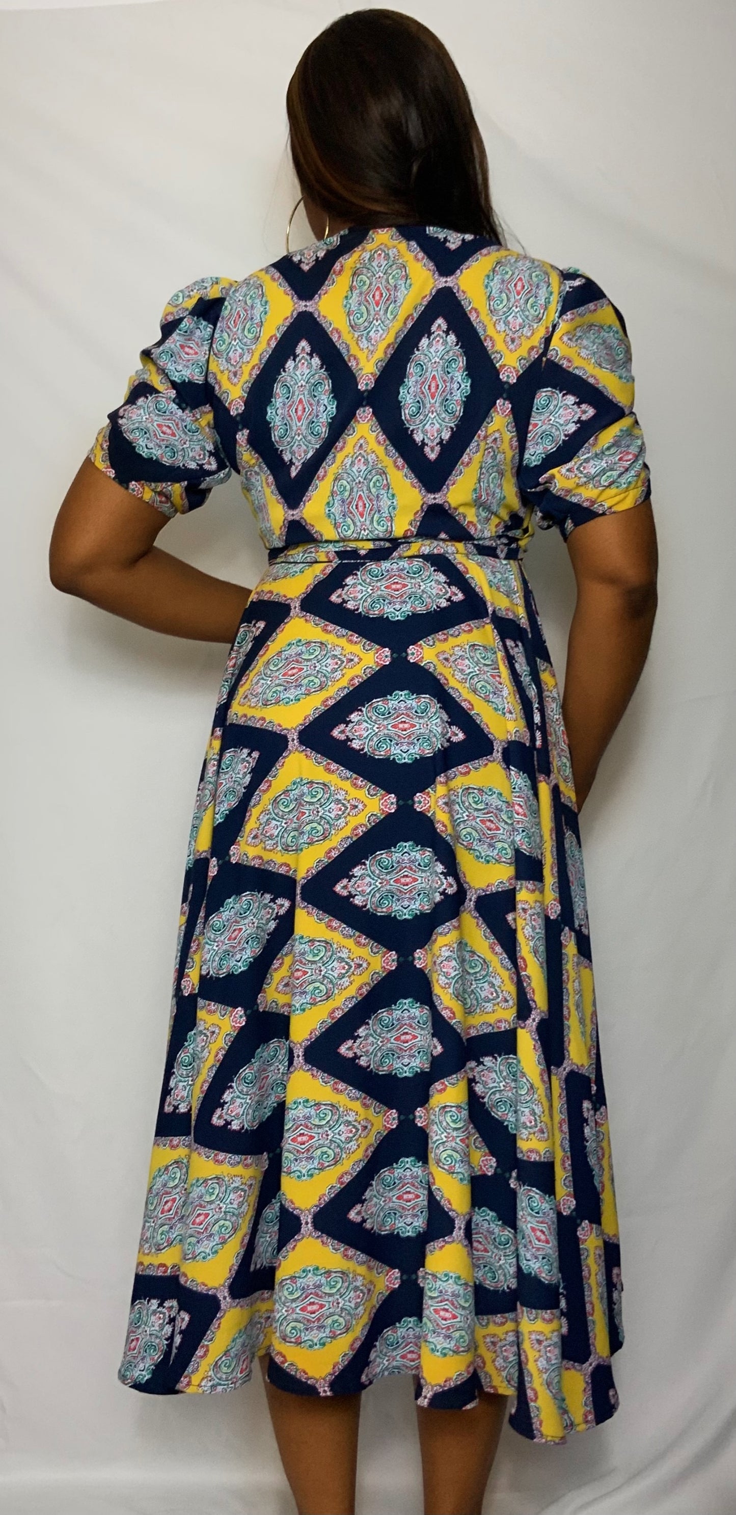PRINCESS WRAP DRESS