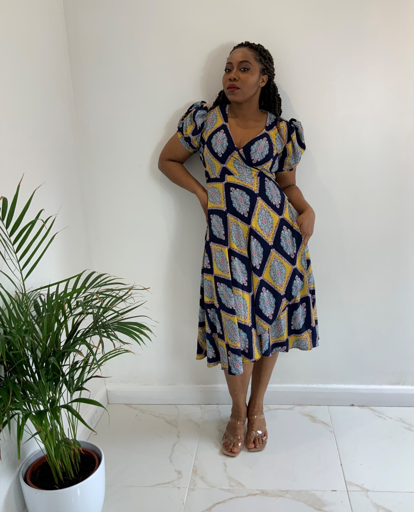 PRINCESS WRAP DRESS