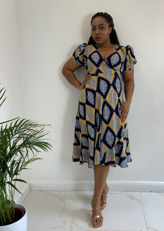 PRINCESS WRAP DRESS