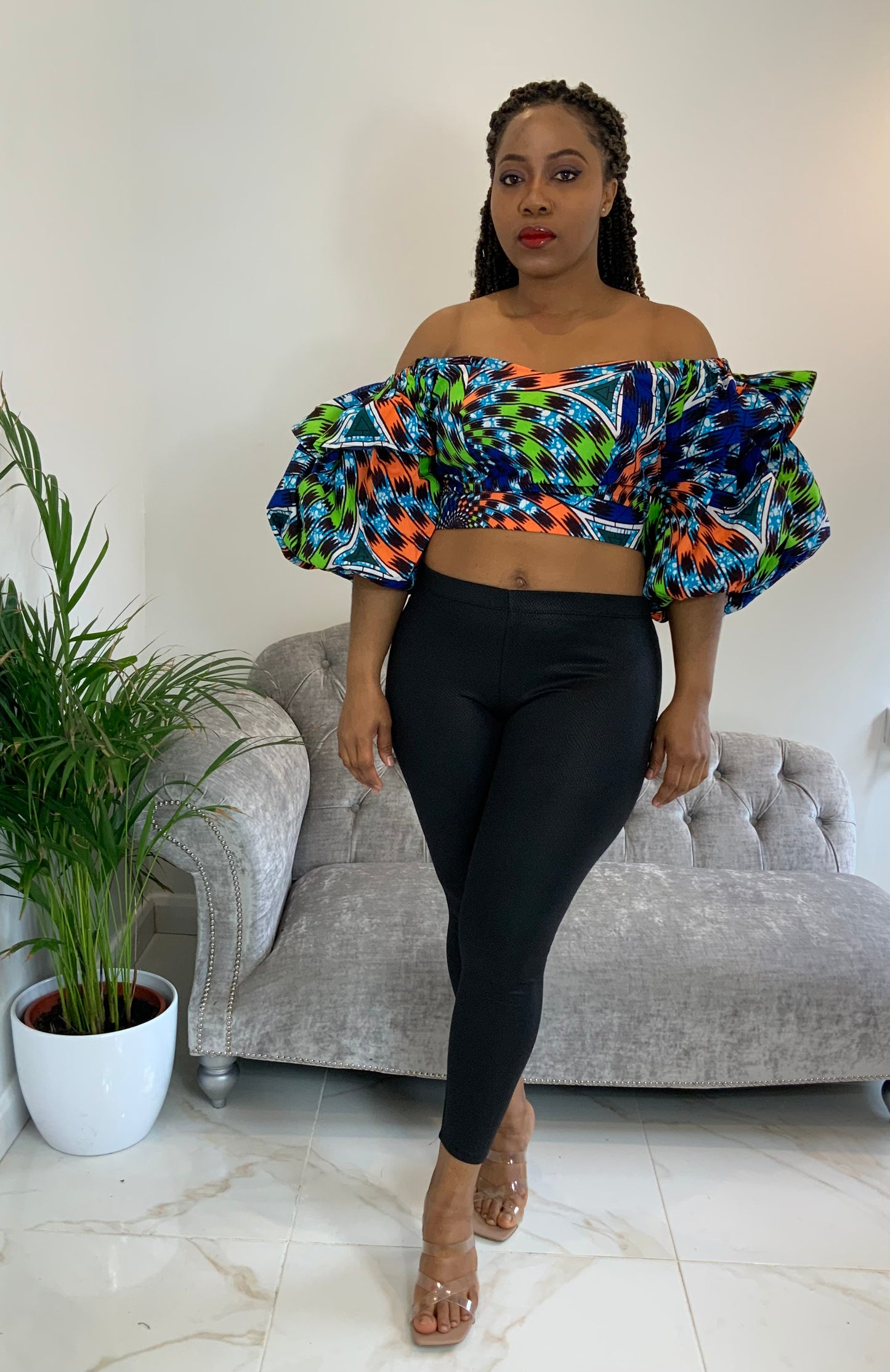 NMA CROP TOP AND MAXI SKIRT SET